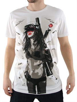 White Tank Girl T-Shirt