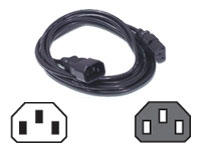 FIRST CONNECTIVITY IEC 320 C13 (F) - IEC 320 C14 (M) - KETTLE EXTENSION LEAD 2M