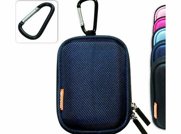 first2savvv New first2savvv semi-hard blue camera case for canon Samsung PL210 (BDC0102eva)