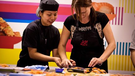 Fish Cutting Skills with YO! Sushi Farringdon