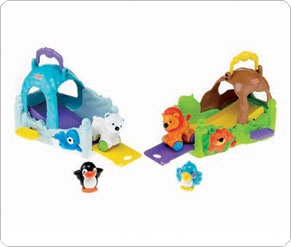 Fisher Price Amazing Animals Roll And Go Habitats