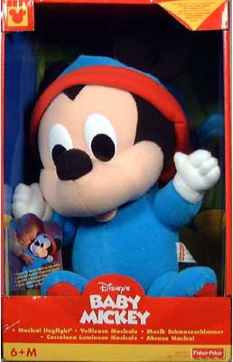 Fisher Price Baby Mickey Musical Huglight