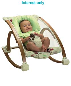 Fisher Price Baby Studio Wooden Infant Rocker