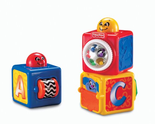 Unbranded Fisher Price - Stacking Action Block- Mattel