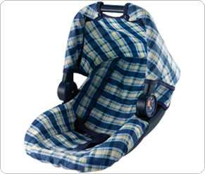 Dolls Car Seat - Blue