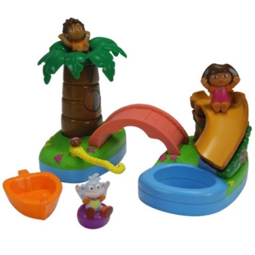 Fisher Price Dora the Explorer - Floating Island Bathtime Adventure