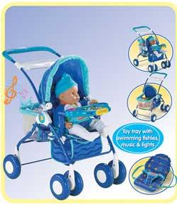 Fisher Price Ocean Wonders 5 in 1 Doll Stroller