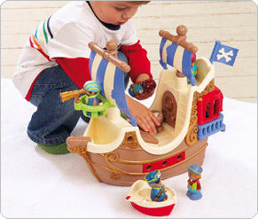 Fisher Price Pretty Polly` Pirate Ship