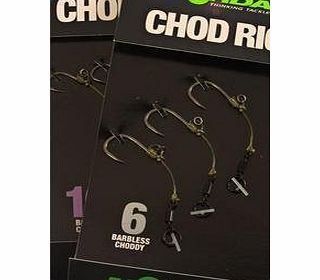 Fishing Republic KORDA CHOD RIGS SHORT BARBED SIZE 6 - KCR017