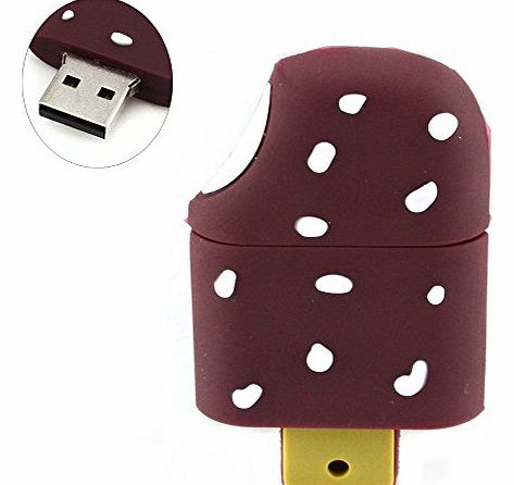 Fives 32GB Ice Cream Popsicle USB Flash Drive (Coffee)