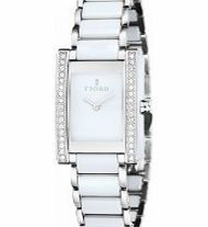 Fjord Ladies Vihelmina Silver White Ceramic Watch