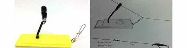 FLADEN In-Line Side Planer Board for Trolling Lures. (13cm)