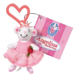 Angelina Ballerina Angelina Key Chain Plush