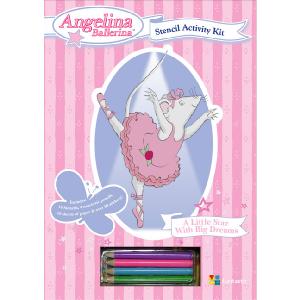 Funtastic Angelina Ballerina Stencil Book