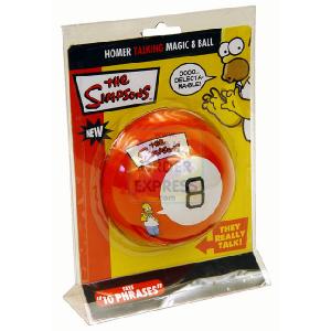 Flair Licensed Magic 8 Ball The Simpsons Talking 8 Ball