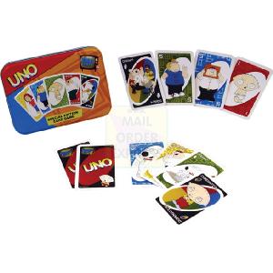 Licensed Uno Family Guy