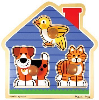 Melissa & Doug - Pets Large Peg Puzzle