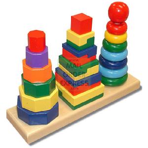 Flair Melissa and Doug Geometric Stacker