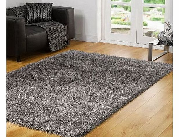 Santa Cruz Shaggy Summertime Rug, Grey, 120 x 170 Cm