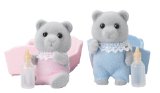 Sylvanian Families Grey Bear Baby