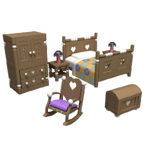 Flair Sylvanian Families Sylvania Bedroom Furniture Set