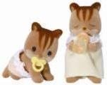 Sylvanian Families Walnut Squirrel Twins