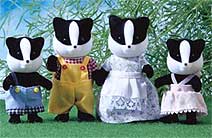 Flair Toys Sylvanian Families - Badger Family - The