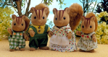 Flair Toys Sylvanian Families - Squirrel Family