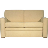 Flame Scoop Sofa Bed In Mink Microfibre