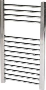 Flomasta, 1228[^]26726 Flat Ladder Towel Radiator Chrome 700 x