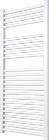 Flomasta, 1228[^]4132D Flat Ladder Towel Radiator White 1100 x