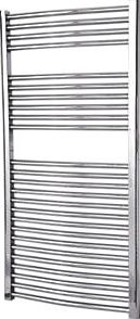 Flomasta, 1228[^]7151D Flat Towel Radiator Chrome 1200 x 600mm