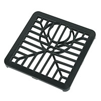 Gulley Grid Black 150 x 150mm