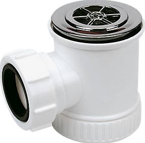 FloPlast, 1228[^]16391 Shower Trap Chrome 40mm 16391