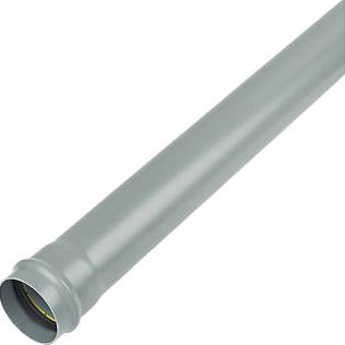 FloPlast, 1228[^]27141 SP8G Soil Pipe Single Socket Grey 110mm