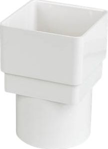 FloPlast, 1228[^]15228 Square Line Drainage Adaptor 65mm White 15228