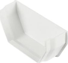 FloPlast, 1228[^]10156 Square Line Internal Stop End 112mm White 10156