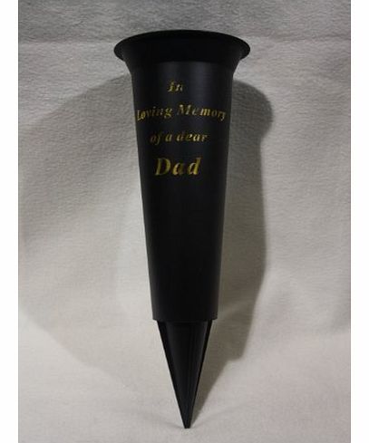 floral natalie in loving memory DAD grave flower vase funeral