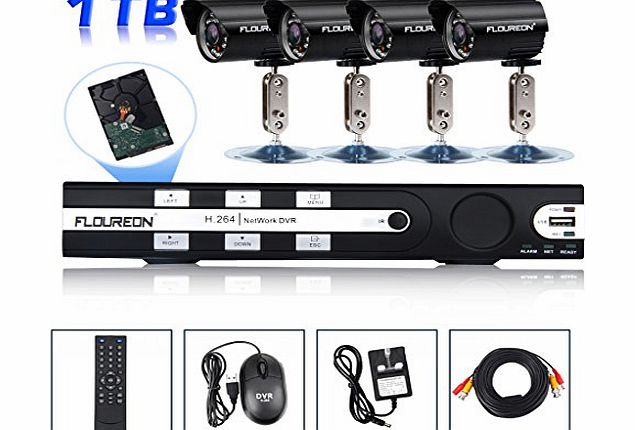 8CH Full D1 H.264 DVR CCTV Security Kit HDMI Wifi 3G 4 X Outdoor Waterproof Camera 500G HDD