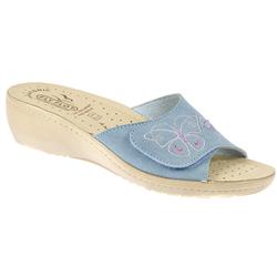 Fly Flot Female Buddleia Nubuck Upper Leather Lining Adjustable in Black, Blue, Pink, White