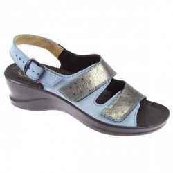 Fly Flot Female Lisa Nubuck Upper Leather Lining Casual in Beige Shimmer, Black Shimmer, Blue Shimmer, White Shimmer