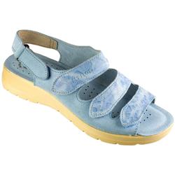 Fly Flot Female Sarah Leather Upper Leather Lining Comfort in Black, Green Combi, Khaki, Light Blue Combi