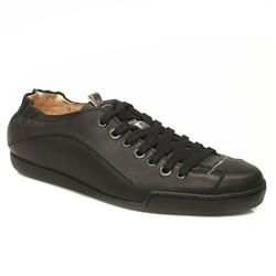 Fly London Male London Fony Leather Upper in Black and Silver