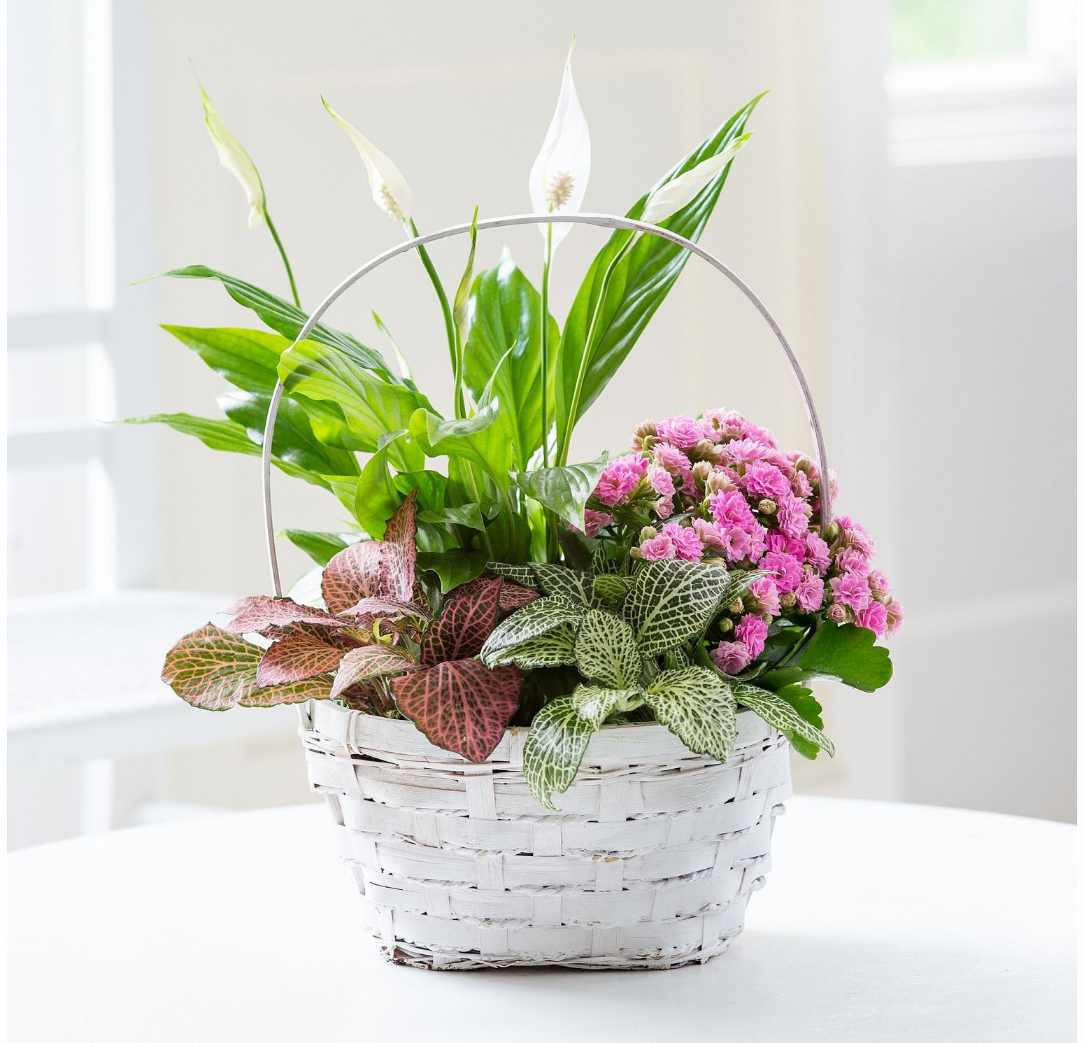 Flying Flowers Small Indoor Basket