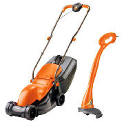 Easimo lawn mower& mini grass trimmer twin