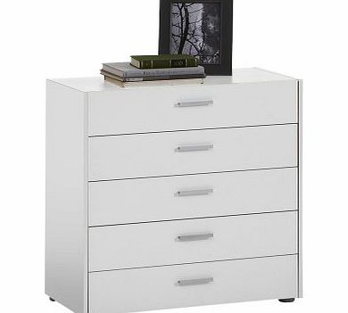 FMD Chest Johanna 3, 78.5 x 82 x 39 cm, White