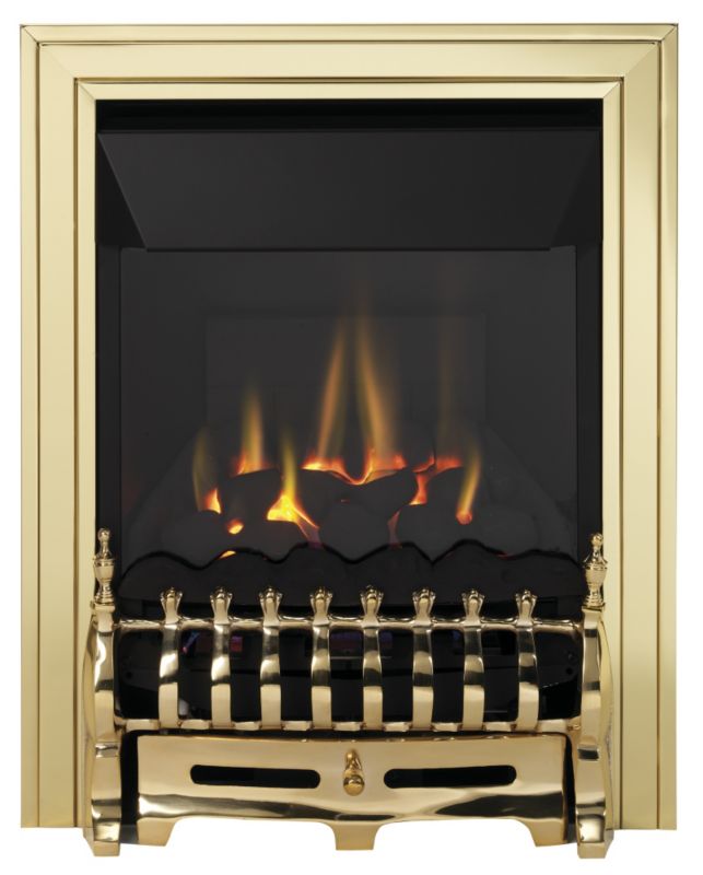 Focal Point Blenheim High Efficiency Brass Inset Fire