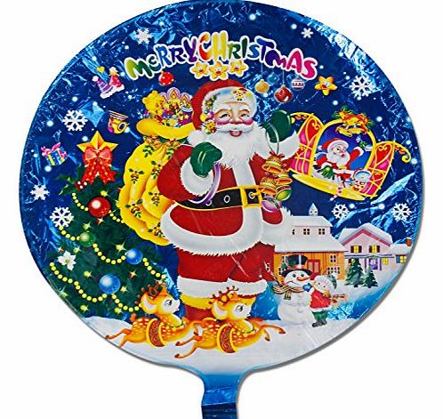 Foil Santa Merry Christmas Foil Helium Xmas Party Inflatable 1 X Christmas Balloons