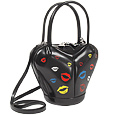 Kisses Italian Calf Leather Handbag