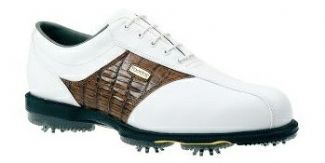 DRYJOYS PODS GOLF SHOES White/Amber/Lizard / 6.5